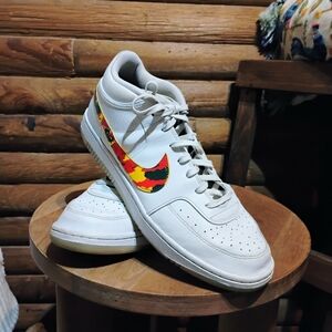 Nike Men's Shoes Sky Force 3/4 White Red Camo Swoosh CZ7892-100